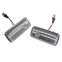 YannnnV12 Auto Rückspiegel Blinker Für Mercedes Benz Classe G W463 W461 G500 G550 G55 G63 G65 1986-2002,1 Paar Auto-Rückspiegel, Blinker, Seitenspiegelleuchte Spiegelblinker,B-Crystel Type