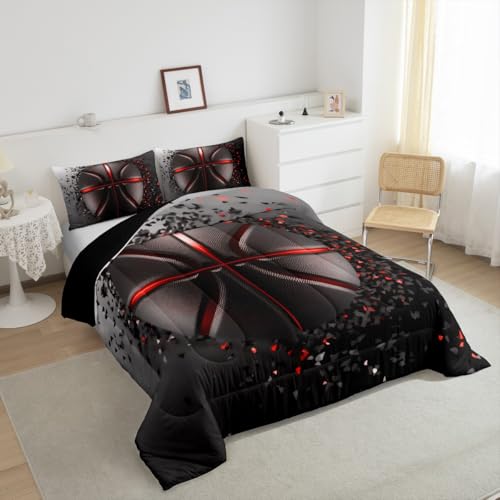 Image of Feelyou Basketball Cool Bedding Set Full Size for Kids Teens