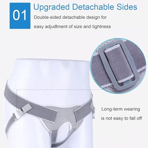 Faja para Hernia Inguinal Ajustable con 4 Almohadillas Compresivas miniatura 3