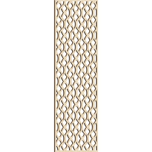 Image of Resort Decorative Pierced Fretwork Wood Wall Panels, 23 3 /8 inchW x 59 3 /8 inchH x 3 /8 inchT, Birch
