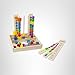 Melissa & Doug Bead Sequencing Set with 46 Wooden Beads and 5 Double-Sided Pattern Boards