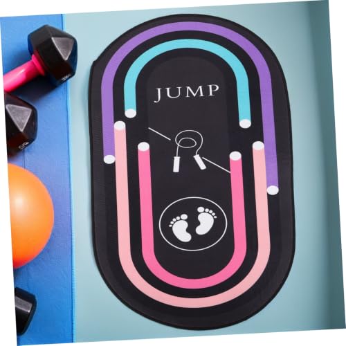 Jump Rope Exercise Mat 31.5x19 Oval Alfombrilla Antideslizante y Amortiguadora miniatura 6
