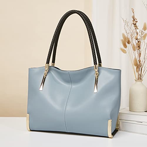 Image of FOXLOVER Large Capacity Tote Handbags for Women, Women's Top-handle Bags Fashion Shoulder Bags Purses Minimalist design