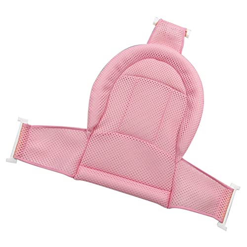 Baby-Badestützsitz Neugeborenes Duschnetznetzsitz Faltbares Baby-Badekissen Anti-Rutsch-Badewannensitz Weicher Atmungsaktiver Verstellbarer Badestützsitz für 6-24 Monate Baby