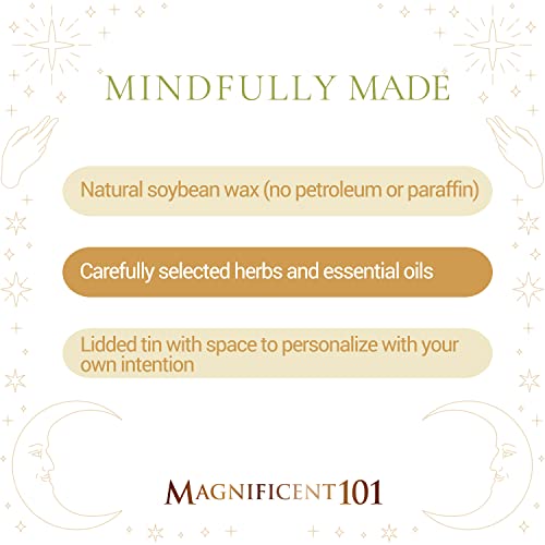 Magnificent 101 Pisces Zodiac Sign Candle – Scented Soy Wax – Choose Your Birthdate – Make Great Gifts For Horoscope Astrology Fans – 6Oz Tin Holder Ideal For Men’s And Women’s Décor Styles #TOP2