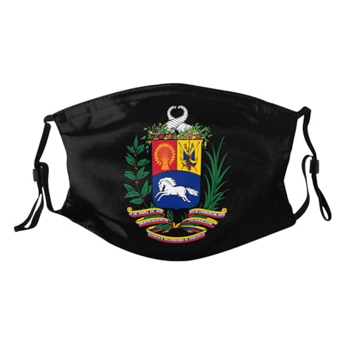 Coat of Arms of Venezuela Adult Dust Mask Adjustable Dust Face with 2 Filter5746