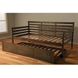 Kodiakfurnituretwinsizedaybedwithtrundleinwoodinbrownnoboxspringneededeasyassembly Urban Country Home Decor Kodiak furniture twin size daybed with trundle in wood in brown no box spring needed easy assembly urban country home decor