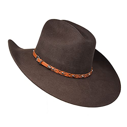 Image of Montecarlo /Bullhide Hats Men's Felt Collection Pistol Pete 6X Premium Wool Western Cowboy Hat