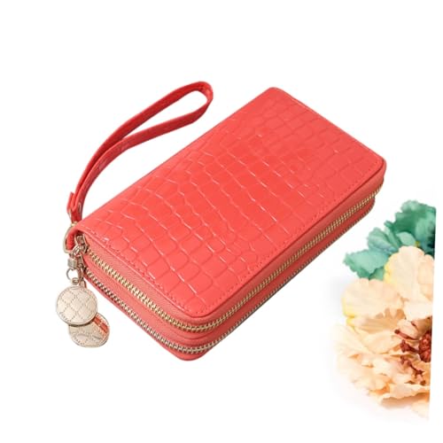 LIFKOME Long Wallet for Women Patent Leather Zipper Closure Rfid for Mother Wife4