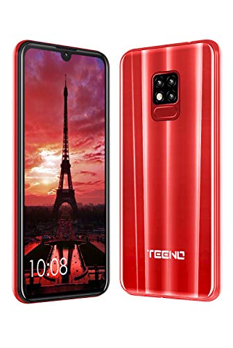 Moviles 4G, Moviles Libres 3GB/32GB - Pantalla 6.2' - Dual SIM - Dual Cameras (Rojo)