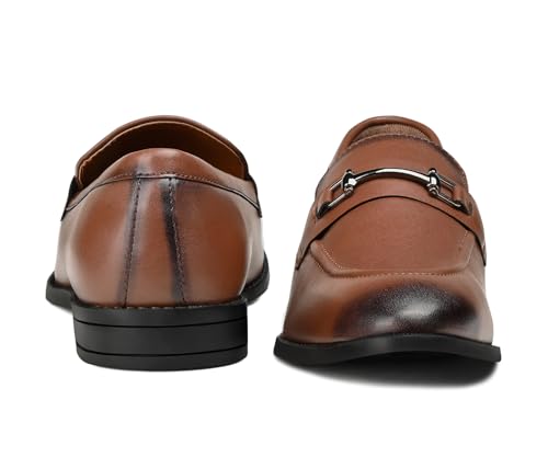 Image of LOUIS STITCH Men's Shoes Slipon Style Comfortable Moccasins with Buckle for Men - RGMCAB