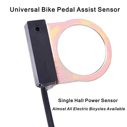 Trapondersteuningssensor, Elektrische Fietsassistentiesensor Dubbele Hal 12 Magnetische Geïntegreerde Wielsnelheidssensor Elektrische Fiets Fietsaccessoires voor Alle Elektrische Fietsen