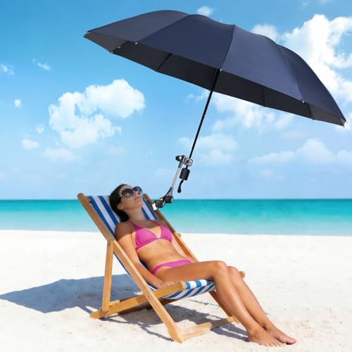 360° Adjustable Beach Chair Umbrella