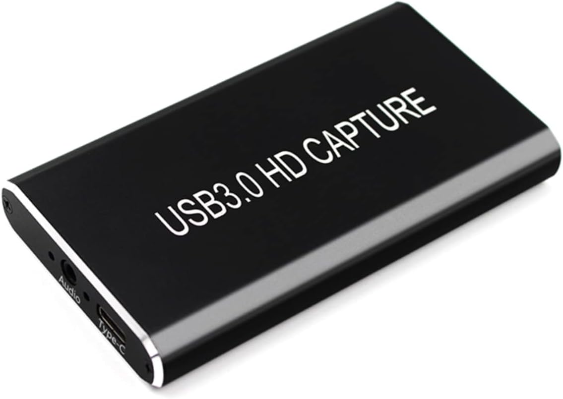 1pc USB Hd Video Capture Card for Streaming and Recording Supports Easy to Use DSLR Cameras and Type Devices for Gaming and Video Editing