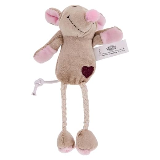 Trixie Ratón, Peluche, 11 cm, Beige, Gato