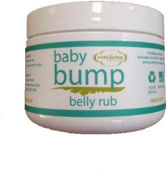 Baby Bump Belly Rub PURE Factory Splash Stretch Marks All Natural 8oz Made USA