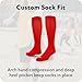 Sof Sole Soccer Over-the-Calf Team Athletic Performance Socks for -Men and -Youth (2 Pairs), -Child 13- -Youth 4, White