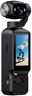 smars Pocket Handheld Camera 4K, Compact and Portable, for Action and Outdoor Use | 3- Axis Stablization | Vlogging Camera for Travel and Content Creation |