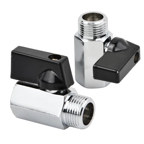 2 Pièces Mini Vanne Arret, 1/2