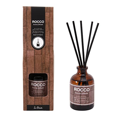 不二貿易 リードディフューザー ルームフレグランス 内容量50ml ラバン 室内用 綿 スティック リリー ジャスミン ロッコ 13922