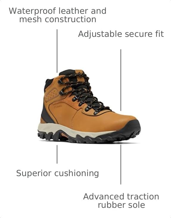Image of Columbia Men's Newton Ridge Plus Ii Waterproof Hiking Shoe