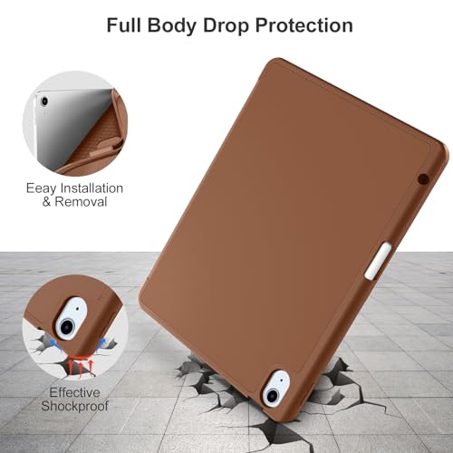 Image of Akkerds for iPad Air 11 Inch Case M4 /M3 /M2, Air 5th /4th Gen 10.9, Brown