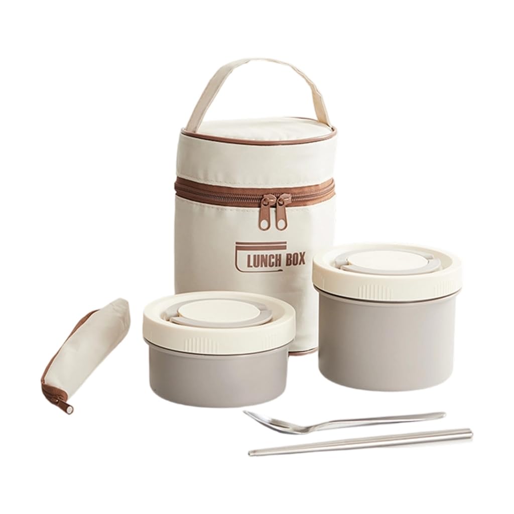Boîte permanente 410 antirouille à 4 compartiments - Sac isotherme chaud - Fermetures imperméables - Passe au four - Pour le bureau, la randonnée, les voyages
