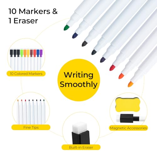 4-Pack M and G 16.5x12 Magnetic Dry Erase Whiteboard Calendar Set for Fridge 7.49 + Free Shipping w/ Prime or + 50% Off Code YPZNWPHG - image 4