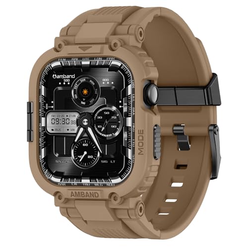 amBand for Apple Watch Series 10 Case and Bands 46mm Men