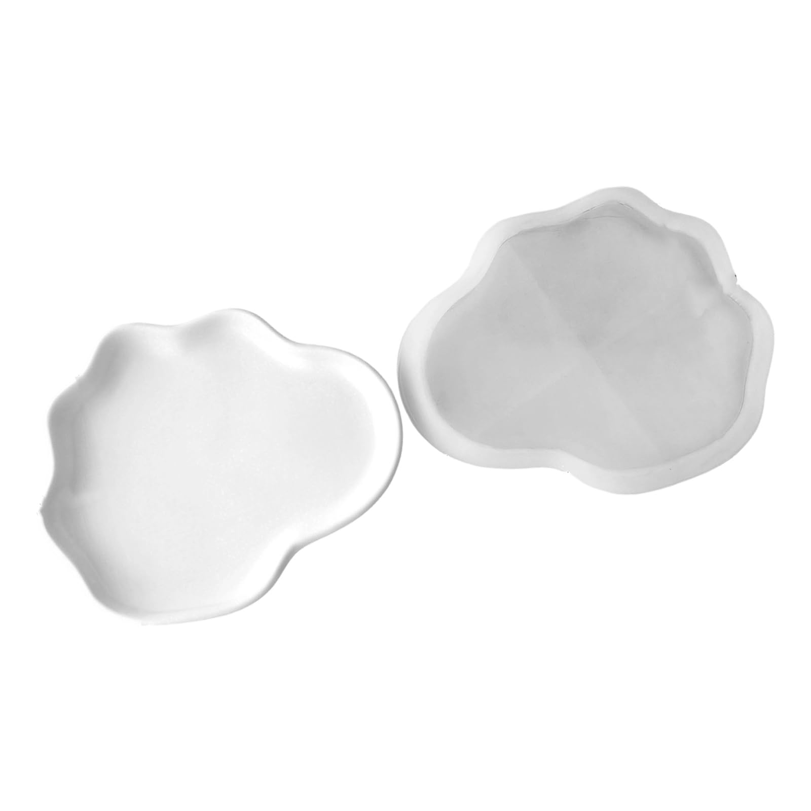 Vlhpnpe C Loud Shaped Resin Tray Molds Food Grade Silicone For Rafting Soap Hocolate Storage Tray And Resin Asting Loud Epoxy Rosin Ast