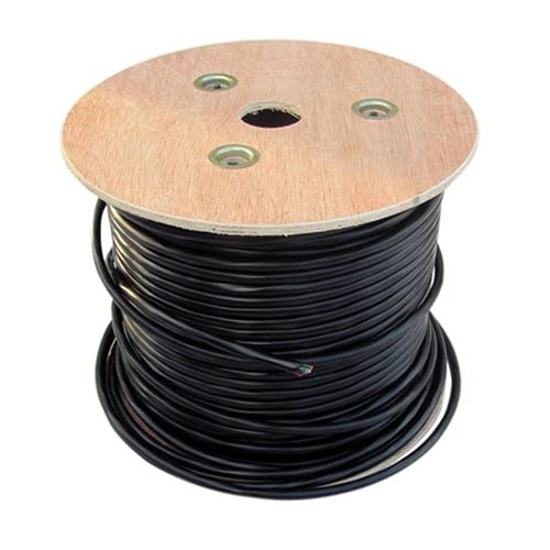 18 AWG / 8 Conductor Direct Burial Irrigation Wire 250FT,BLACK,18GA(XIW08-00450)