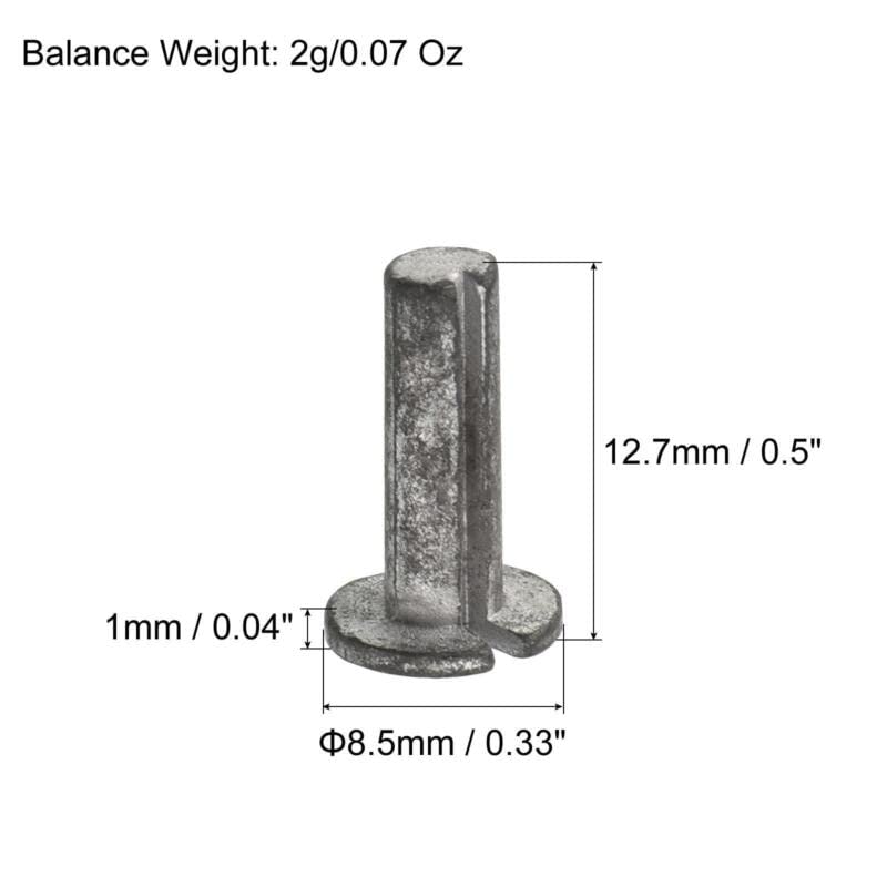 2pc Golf Weight Compatible with Titleist Scotty Cameron Newport Golo Futura Squareback (2 Piece 40g)