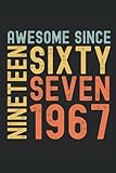 Photo Gallery awesome since 1967 birthday: 6"x9", notes, notebook, journal, diary, 120 pages lined, paperback cover Photo Gallery awesome since 1967 birthday: 6"x9", notes, notebook, journal, diary, 120 pages lined, paperback cover