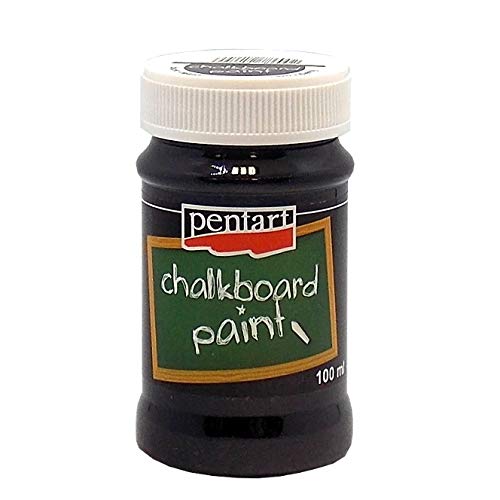 Zita's Creative - Pintura para Pizarra (100 ml), Color Negro Mate Color Mate, Color para Manualidades, Pintura para Pizarra