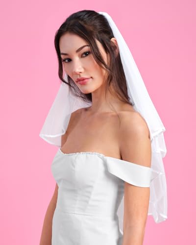 xo, Fetti Bridal Veil | Bachelorette Party Decorations, Bride To Be Gift, Bridal Shower, Wedding3