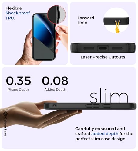 Image of Golden Sand Rugged Frosted MagSnap Back Case for Google Pixel 10A, Black