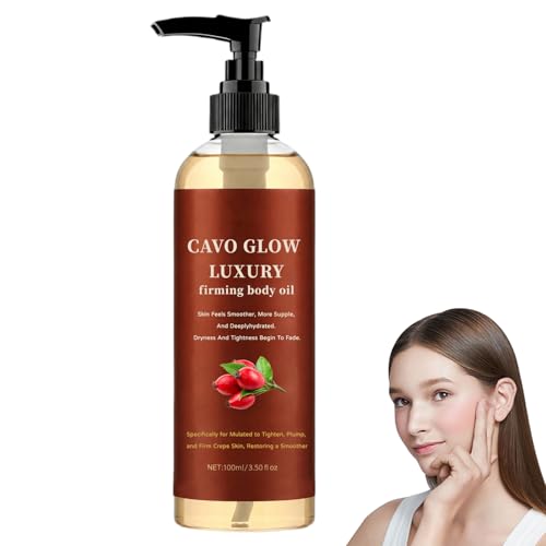 Lurini Cavo Glow Body Oil 2026 New Cavo Glow Luxury Body Oil Firms Lift Non-Greasy Formula Moisturizing Anti Aging for Women & Men Soften Appearance Of Crepey Skin for All Skin Types (1 Bottle)