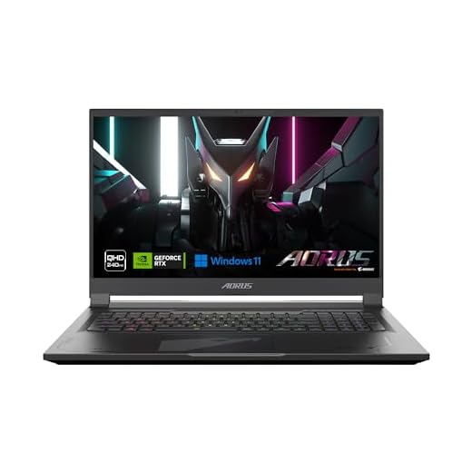 GIGABYTE AORUS 17X: 17.3" 16:9 Thin Bezel QHD 2560x1440 240Hz, NVIDIA GeForce RTX 4080 Laptop GPU 12GB GDDR6, Intel Core i9-13980HX, 16GB DDR5 RAM, 1TB SSD, Win11 Pro (AORUS 17X AXF-D4US694SH)