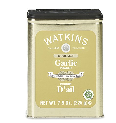 Image of Watkins All Natural Gourmet Garlic Powder Spice Tin, 7.9 Ounce, 6 Count
