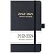 2020-2022 Pocket Calendar - Monthly Pocket Planner (36-Month) with 63 Notes Pages, 3.8" x 6.3", 3 Year Monthly Planner with Contacts, Holidays and Pen Holder, Back Pocket with Thick Paper - Black