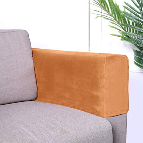 LIOOBO 2Pcs Couch Sofa Armrest Covers Stretch Sofa Slipcover Furniture Protector Armchair Armrest Protective Cover Sleeve for Recliner Sofa Navy
