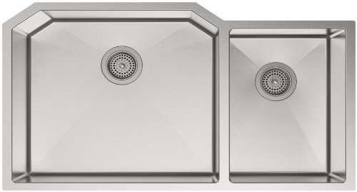 Kohler K-5282-Na Strive 35-1/2" X 20-1/4" X 9-5/16" Undermount Double-Bowl Kitchen Sink With Basin -Rack, X-Large/Medium, Stainless Steel #TOP2