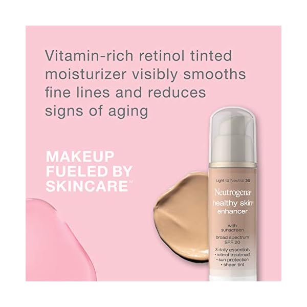 Neutrogena-Healthy-Skin-Enhancer-Sheer-Face-Tint-with-Retinol-Broad-Spectrum-SPF-20-Sunscreen-for-Younger-Looking-Skin-3-in-1-Daily-Enhancer-Non-Comedogenic-Neutral-to-Tan-40-1-fl-oz Neutrogena Healthy Skin Enhancer Sheer Face Tint with Retinol & Broad Spectrum SPF 20 Sunscreen for Younger Looking Skin, 3-in-1 Daily Enhancer, Non-Comedogenic, Neutral to Tan 40, 1 fl. oz