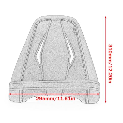 Cubierta de cojín motocicleta premium para Honda CB650R trasera 7