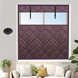 Copertura Isolante Per Finestre Riutilizzabile Kit Di Isolamento Per Finestre Autoadesivo Copertura Termica Per Finestres Design A Rullo Per Condizioni Climatiche Fredde(Coffee,70x160cm)