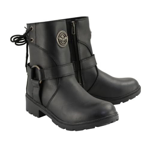 Image of Milwaukee Leather Women's Premium Leather Motorcycle Harness Boots Collection MBL - 6