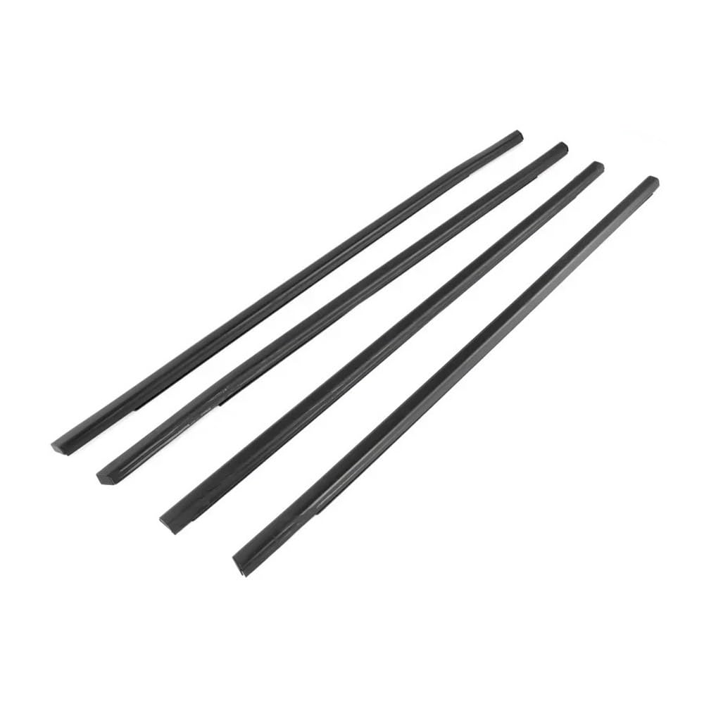 Sealing Strip 4PCS Car Window Glass Seal Moulding Trims for Honda for Civic 2006 2007 2008 2009 2010 2011