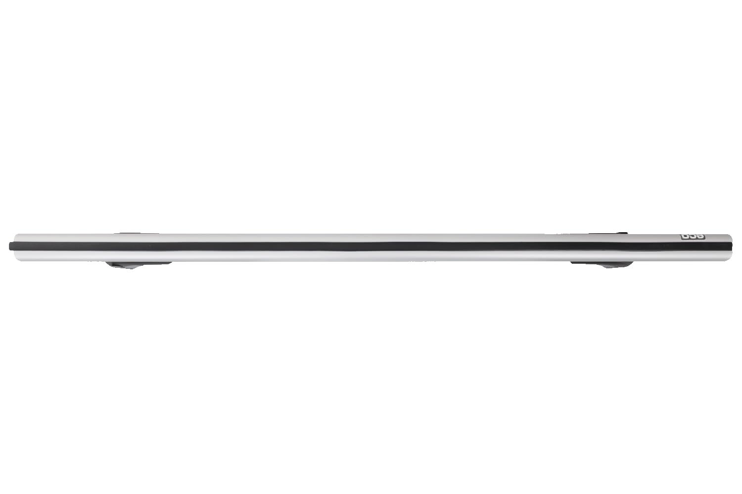 Dachträger Alubase 120 cm für offene Reling, 90 kg Traglast Aluminium Relingträger, ovaler Grundträger abschließbar mit T-Nut 20 mm für Dachbox und Fahrradträger | Aerodynamisches ovales Aluprofil, Traglast 90 kg. Für Dachboxen, Fahrradträger und Ski auf