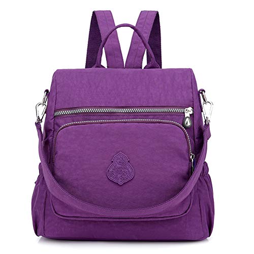Estwell Mochila Mujer Casual Bolso Antirrobo Impermeable Nylon Escuela Multifuncional
