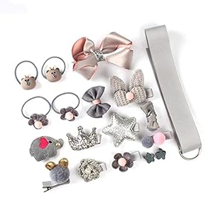 ZEPOLI Cute Hair Bows Elastic Hair Ties Ponytail Holder, Hair Clips Set For Baby Girls, Teens and Toddlers (Assorted Styles) 20 41uKU5mpHoL. SL500 . SS300
